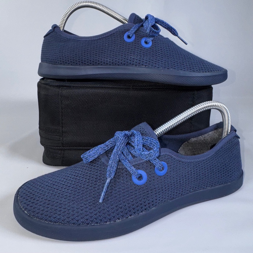 Allbirds Tree Breezers‎ Navy Blue Knit Flats Lightweight Shoes Women's